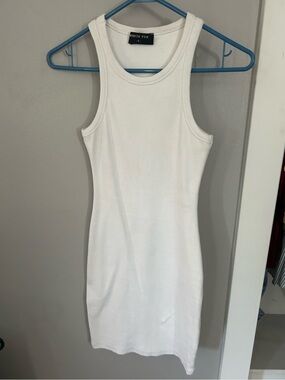 White Fox Tank Dress